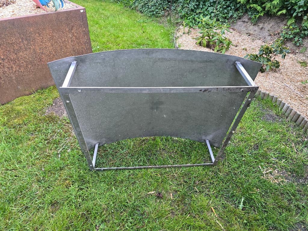 Toit en inox fait sur mesure pour barbecue, Enlèvement, Comme neuf