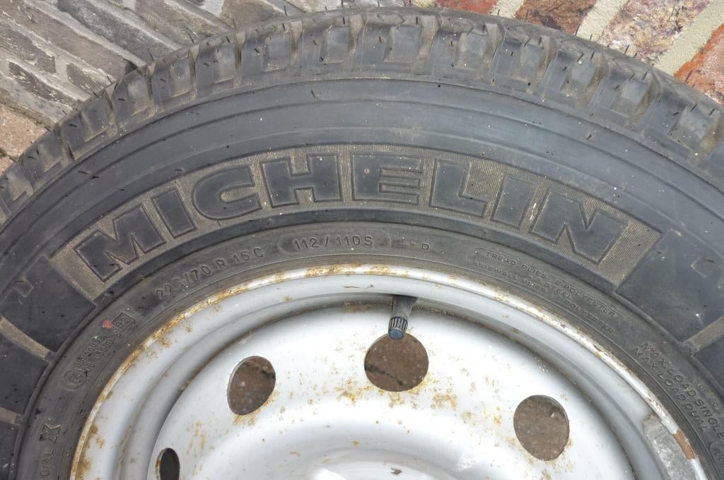 reserve  wielen voor camper, Ophalen