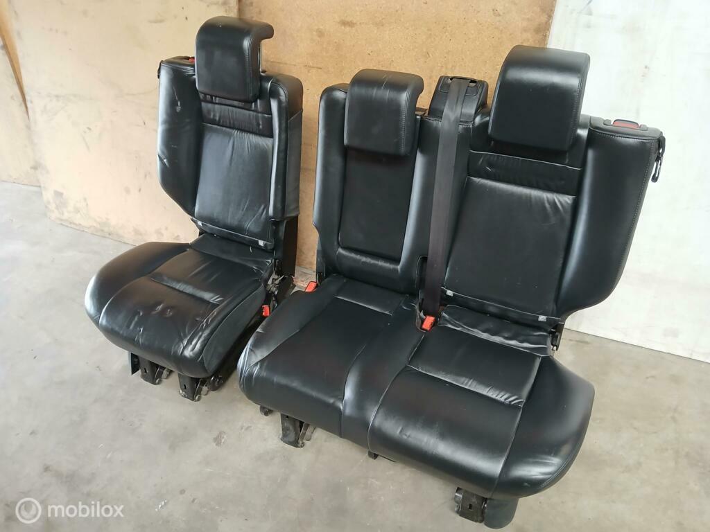 Achterbank Zwart Leer Range Rover Sport L320 Zetels bank, Land Rover, Ophalen of Verzenden, Gebruikt, Land Rover