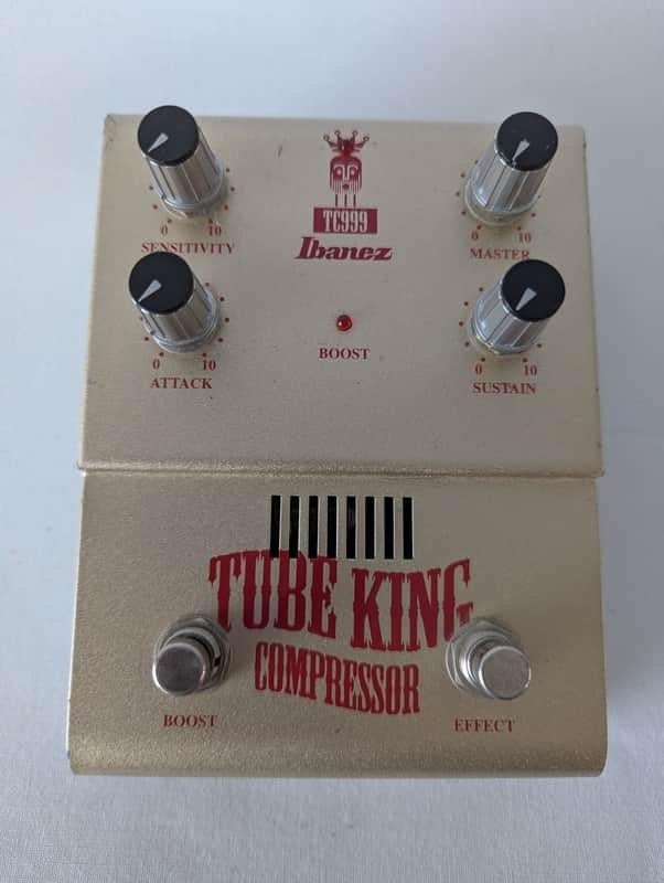 Ibanez TC999 Tube King Compressor - Silver Sparkle, Ophalen of Verzenden, Zo goed als nieuw, Compressor