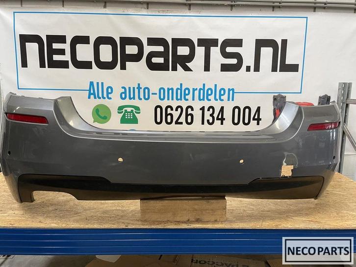 BMW 5 SERIE F10 M PAKKET ACHTERBUMPER ORIGINEEL, Auto-onderdelen, Carrosserie, Bumper, BMW, Achter, Gebruikt, Ophalen of Verzenden