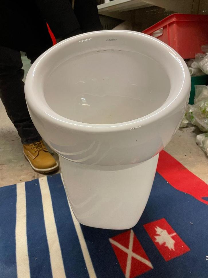 urinoir, teflon, sifon, Doe-het-zelf en Bouw, Sanitair, Nieuw, Toilet, Chroom, Ophalen