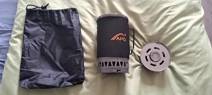 Ensemble de cuisine de camping APG 1,4 L/brûleur de type Jet, Sports & Fitness, Alpinisme & Randonnée, Enlèvement