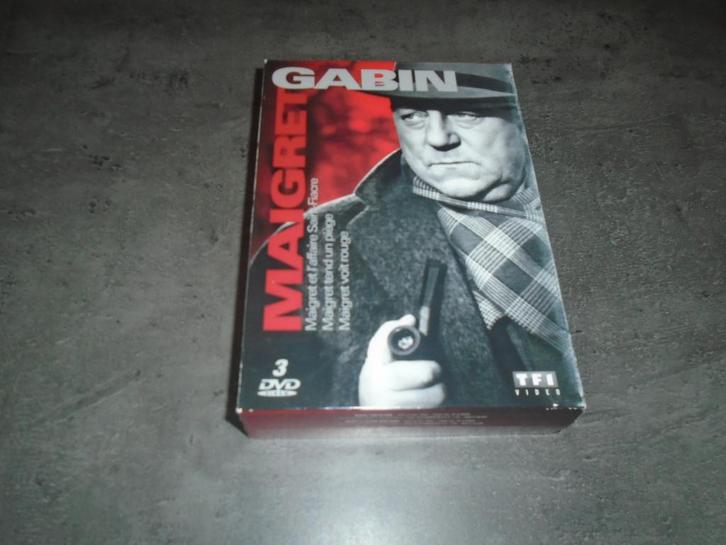 DVD - CLASSIQUES - GABIN MAIGRET - 3 DVDs TF1 Vidéo, Cd's en Dvd's, Dvd's | Klassiekers, Zo goed als nieuw, Thrillers en Misdaad