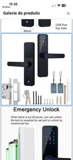 Serrure de sécurité avec clé ou badge, Bricolage & Construction, Enlèvement ou Envoi, Comme neuf, Clé