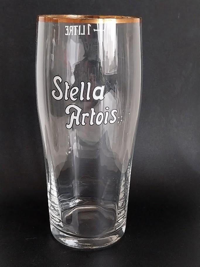 STELLA ARTOIS glas van 1 liter, Verzamelen, Ophalen of Verzenden