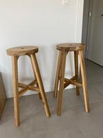 Houten barkrukken, Huis en Inrichting, Barkrukken, Ophalen, 60 tot 90 cm, Nieuw, Hout