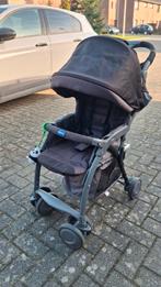 Griijsbruine kinderwagen van Chicco te koop, Enlèvement, Comme neuf, Protection de pluie