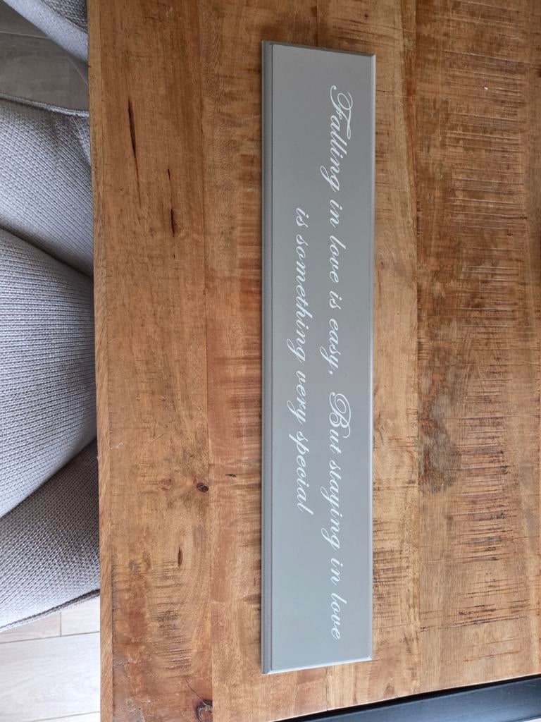 Wandbord liefde, Ophalen of Verzenden, Nieuw