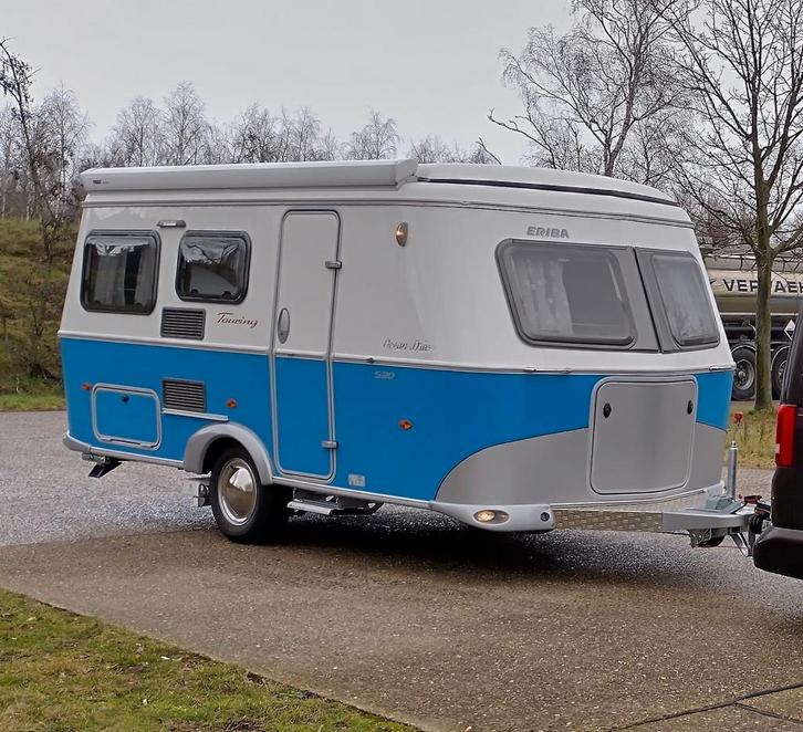 Eriba touring troll ocean drive 530, Caravans en Kamperen, Caravans, Particulier, Eriba, Hefdak, Mover, Stabilisator, Ophalen