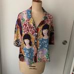 Kleurrijk bloesje Pull & Bear, Medium, Kleding | Dames, Blouses en Tunieken, Ophalen of Verzenden, Gedragen, Maat 38/40 (M), Overige kleuren