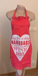 Roze Keukenschort Apron K.I.S.S. – Nieuw!, Ophalen of Verzenden, Nieuw, Roze, Schort