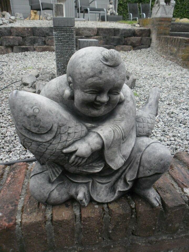 Bouddha avec Koi, Jardin & Terrasse, Statues de jardin, Neuf, Bouddha, Béton, Enlèvement