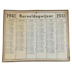 Journal de bureau - 1941, Enlèvement ou Envoi, Autres, Autres types