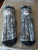 Set: 2 paar dikke sokken met nopjes, dames. mt one size, Ophalen of Verzenden, Gedragen, Sokken en Kniesokken