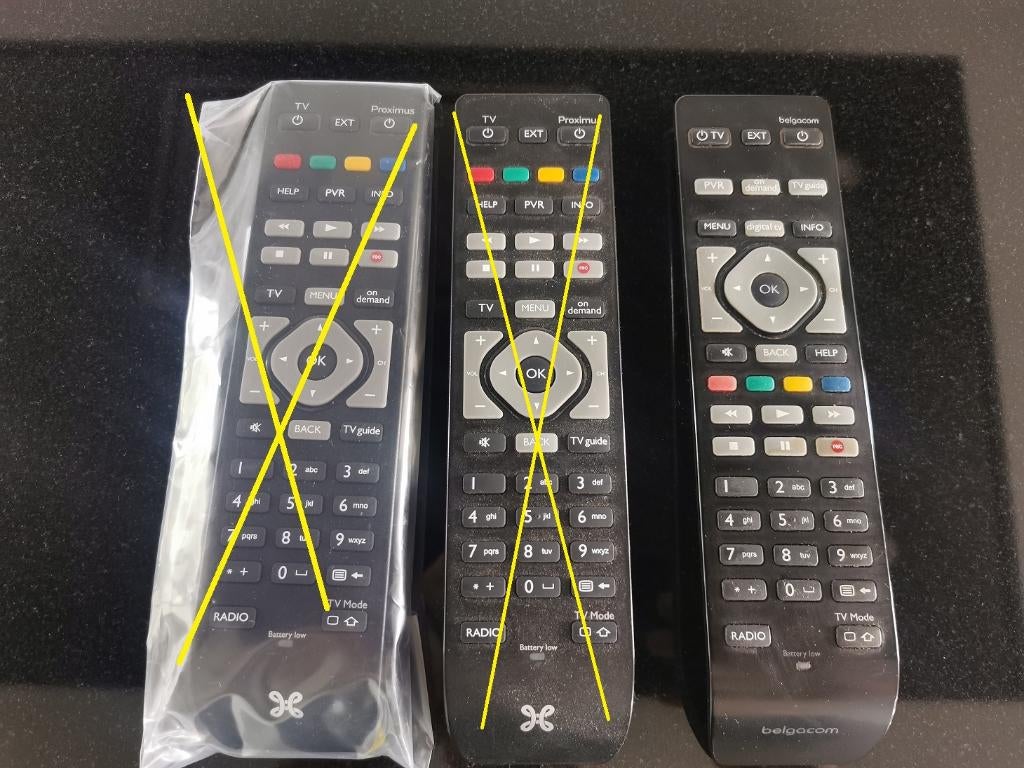 Belgacom Decoder afstandsbediening, Audio, Tv en Foto, Afstandsbedieningen, Nieuw, Origineel, Ophalen of Verzenden