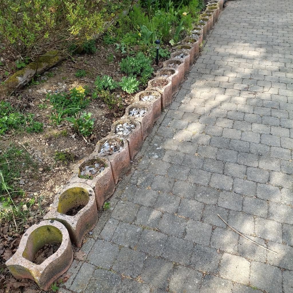 bacs a fleurs  en béton, Moins de 30 cm, Béton, Enlèvement, Utilisé