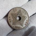 Piece de monnaie / Congo Belge / 10 Centimes / 1888 / SPL, Enlèvement ou Envoi, Monnaie en vrac