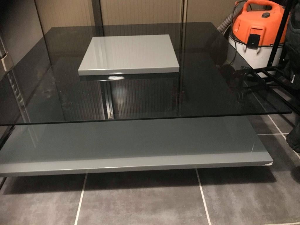 glazen salontafel, Huis en Inrichting, Tafels | Salontafels, Ophalen