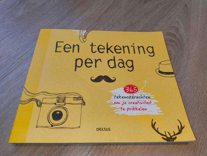 Tekenboek: Een tekening per dag (nieuw), Kinderen en Baby's, Speelgoed | Educatief en Creatief, Nieuw, Ophalen of Verzenden