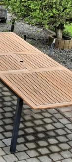 table de jardin  avec allonge alu bois 180 à 240cm, Enlèvement, Utilisé, Rectangulaire, Bois