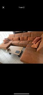 Grote u vorm zetel, Huis en Inrichting, Ophalen of Verzenden, Gebruikt