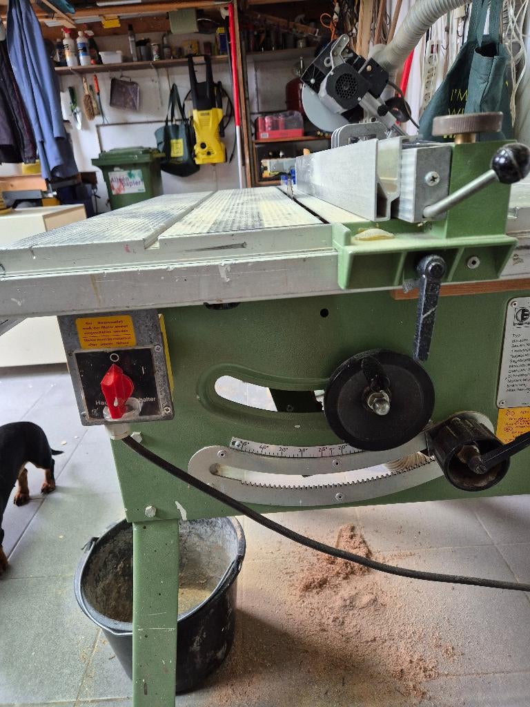 Gebruikte Elektra Beckum tafelzaag PK 250, Bricolage & Construction, Outillage | Scies mécaniques, 1200 watts ou plus, 70 mm ou plus