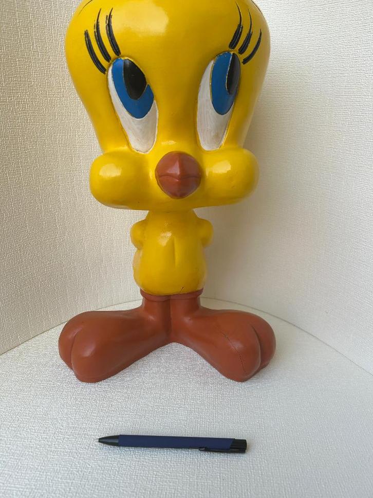 Groot oud Tweety / Titi beeld – decoratief verzamelstuk, Antiek en Kunst, Kunst | Beelden en Houtsnijwerken, Ophalen
