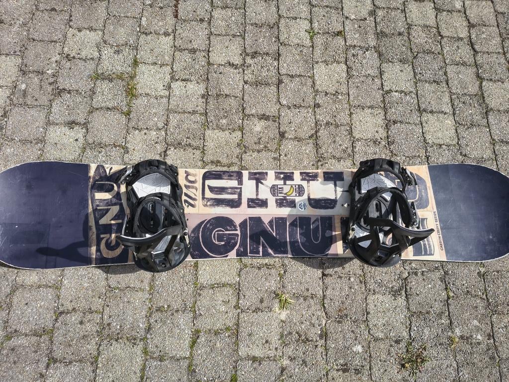 GNU Snowboard All-Mountain wide 156cm, Sports & Fitness, Snowboard, Enlèvement, Utilisé, Planche