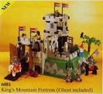 LEGO Ridders 6081 King’s Mountain Fortress (1990), Kinderen en Baby's, Speelgoed | Duplo en Lego, Ophalen of Verzenden, Gebruikt