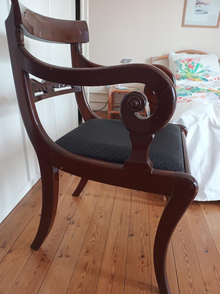 regency- biedermeierstijl stoel, Antiek en Kunst, Antiek | Meubels | Stoelen en Sofa's, Ophalen