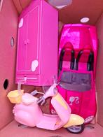 Barbie set poppen 2 auto's en paard, Kinderen en Baby's, Ophalen of Verzenden