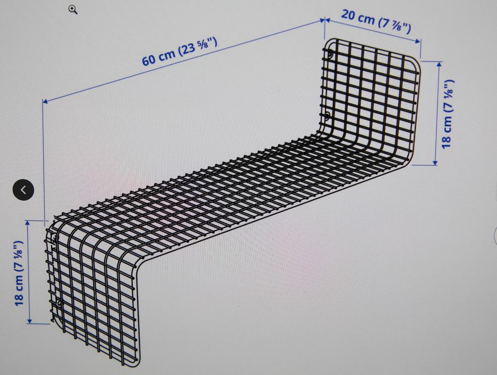 wandrek van Ikea - goudkleurig, Maison & Meubles, Enlèvement, Comme neuf