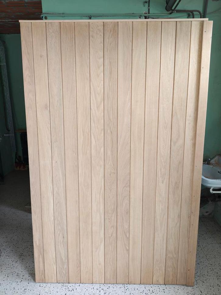 Eiken deur / poort massief, Doe-het-zelf en Bouw, Deuren en Vliegenramen, Ophalen