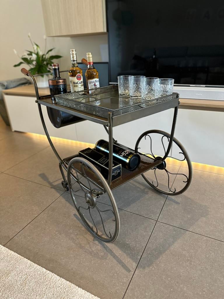 Vintage bar cart, Antiek en Kunst, Ophalen