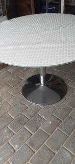 Ronde glazen tafel, Huis en Inrichting, Ophalen