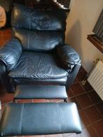 Relax zetel in leder, Ophalen, Gebruikt, Leer