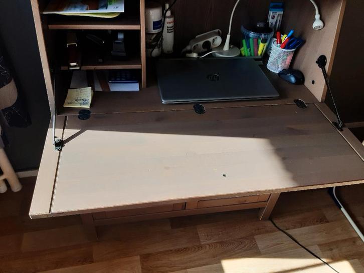 Opbergkast Ikea Hemnes (bruin-grijs), Huis en Inrichting, Kasten | Stellingkasten, Zo goed als nieuw, Ophalen