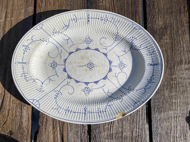 Royal Boch Copenhague ovalen schotel, groot., Ophalen of Verzenden