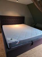 King size bed met opbergruimte, Ophalen, Gebruikt, Blauw, Romantisch