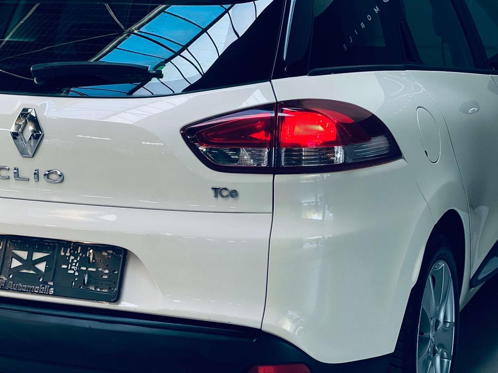 Renault Clio 0.9 TCe *CLIMATISATION*GPS* (bj 2015), Auto's, Voorwielaandrijving, Stof, Gebruikt, Zwart