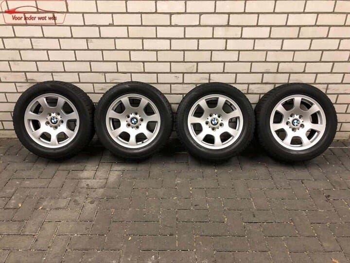 BMW 5 serie 225/55 R16 Hankook, Gebruikt, -, -, Banden en Velgen