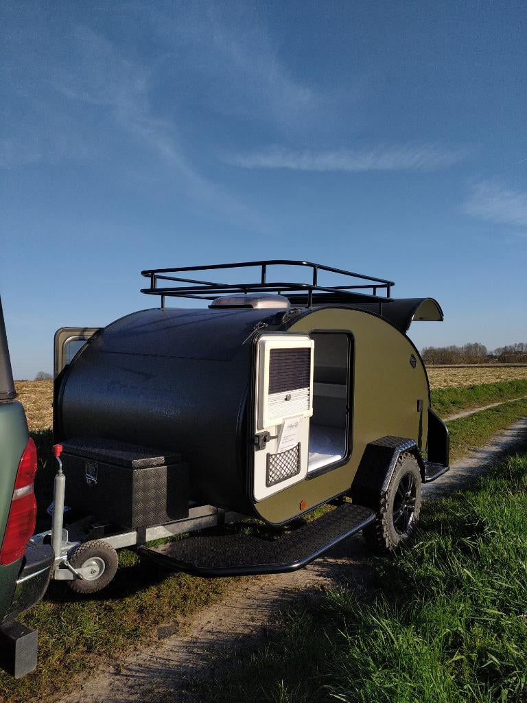 Mini caravane hors réseau, Caravanes & Camping, Caravanes, Particulier, jusqu'à 2, 500 - 750 kg, Réchaud à gaz, Réfrigérateur