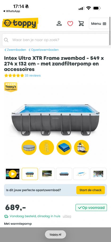 Zwembad, Jardin & Terrasse, Piscines, Neuf, Enlèvement