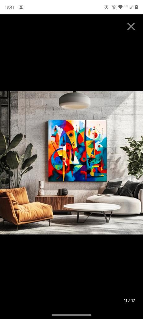 Chromatic Voyager - Marta Ellie, Antiquités & Art, Art | Peinture | Abstraite, Enlèvement ou Envoi