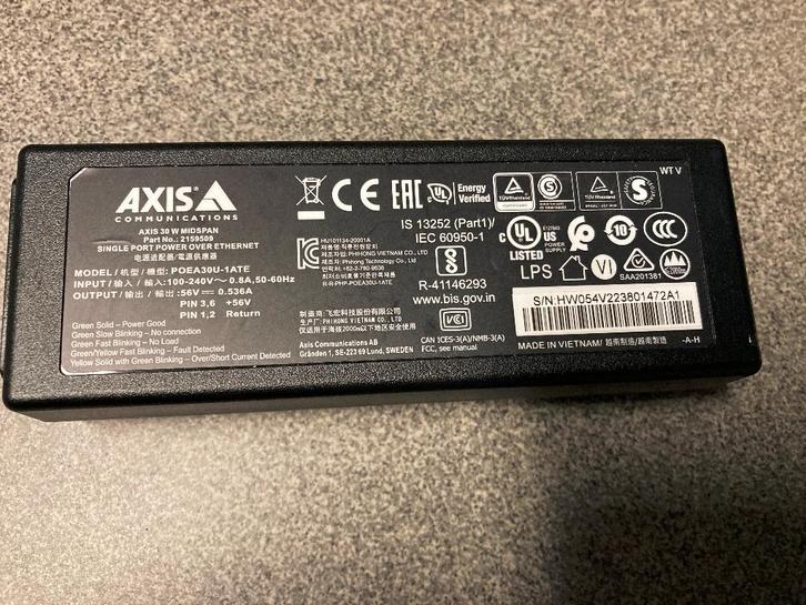 Axis Midspan POE, TV, Hi-fi & Vidéo, Caméras de surveillance, Neuf, Enlèvement ou Envoi