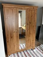 Garde-robe Ikea 3 portes avec miroir, Avec tablette(s), 100 à 150 cm, Utilisé, Autres essences de bois