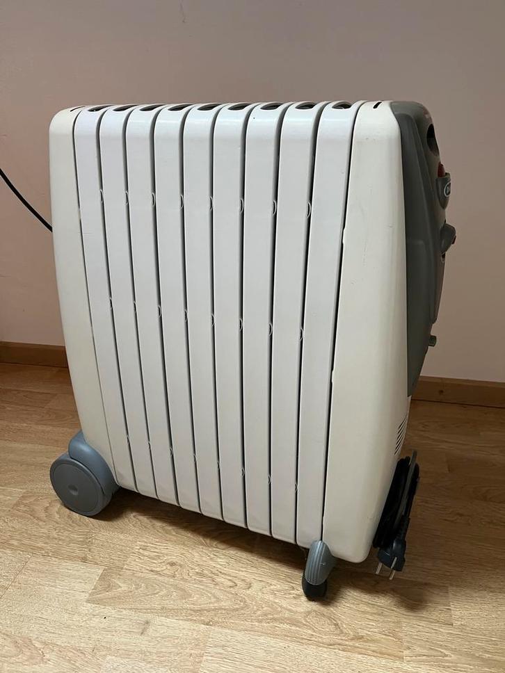 Elektrische olieradiator, Doe-het-zelf en Bouw, Verwarming en Radiatoren, Gebruikt, Radiator, 800 watt of meer, 30 tot 80 cm, Minder dan 60 cm