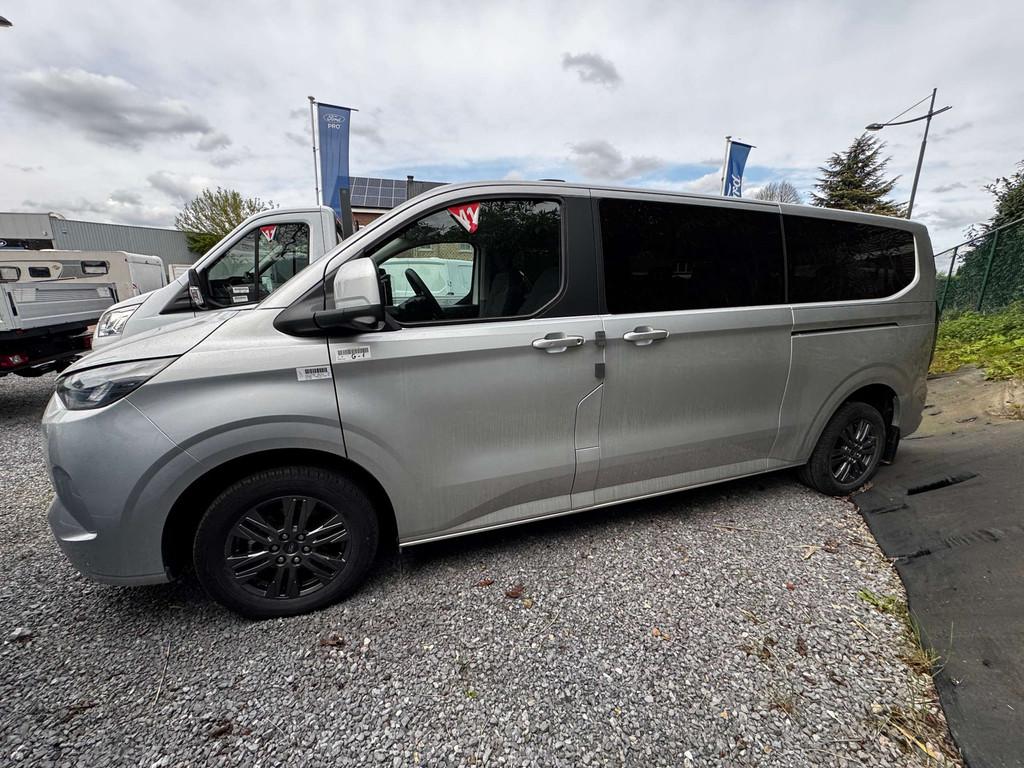 Ford Tourneo Custom Tourneo Custom Titanium PHEV FWD 2.5L PH, Auto's, Ford, Bedrijf, Te koop, Overige modellen, 360° camera, ABS