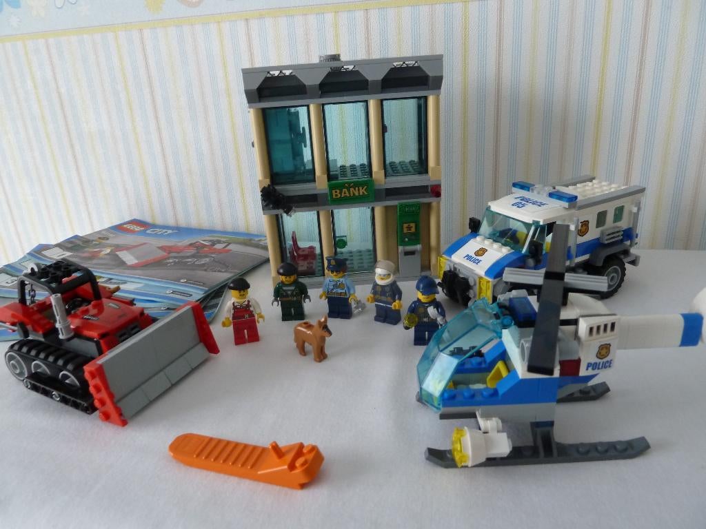 Cambriolage d'un bulldozer Lego City Police 60140, Enlèvement ou Envoi, Comme neuf, Ensemble complet, Lego